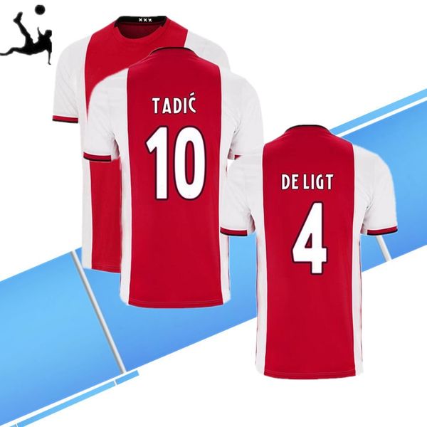 

размер s-4xl 2019 ajax домой трикотажные изделия футбола # 21 де йонг прочь рубашка аякс 19/20 тадич de ligt ziyech мужского футбольных руба, Black;yellow