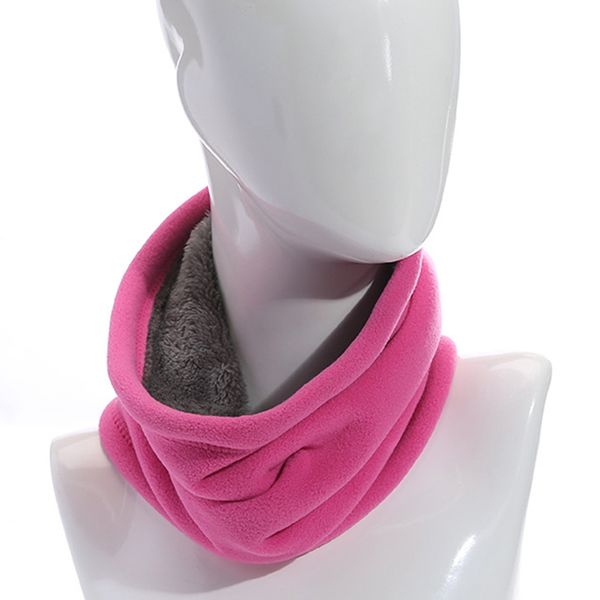 

1pc beanie hats ski snood scarf women men thermal fleece scarf snood neck warmer face mask winter spring
