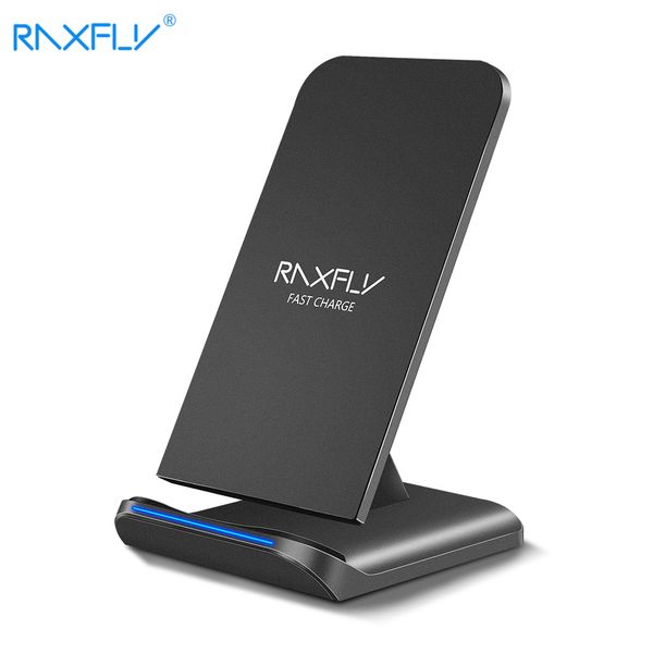

raxfly 10w qi wireless charger for iphone 11 xr 8 plus fast charging for huawei p30 pro wireless phone charger for samung s10 s9