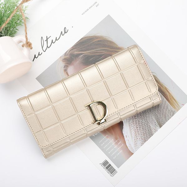 

2019 модные женские дизайнер кошелек бренд новый женский кожаный кошелек женский д