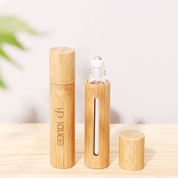 

factory dropshipping sample perfume bottle rolling ball sub-bottle essence oil bottle massage roller packing bottle portable travel b2402