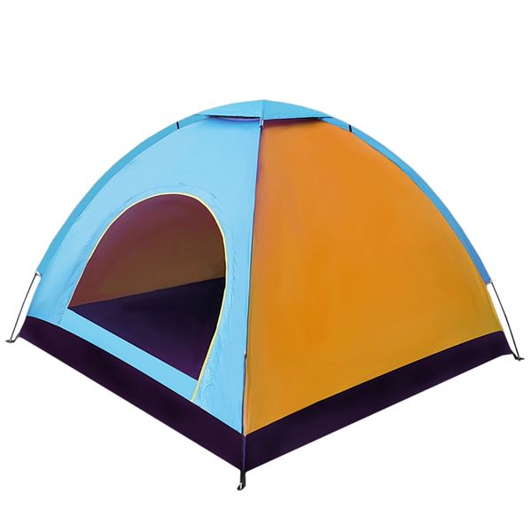 

2 person camping tent backpacking dome shelter outdoor thick sunscreen small tent camping gear for hiking traveling