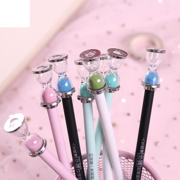 

creative time hourglass gel pen 0.5mm carbon pen cute signature