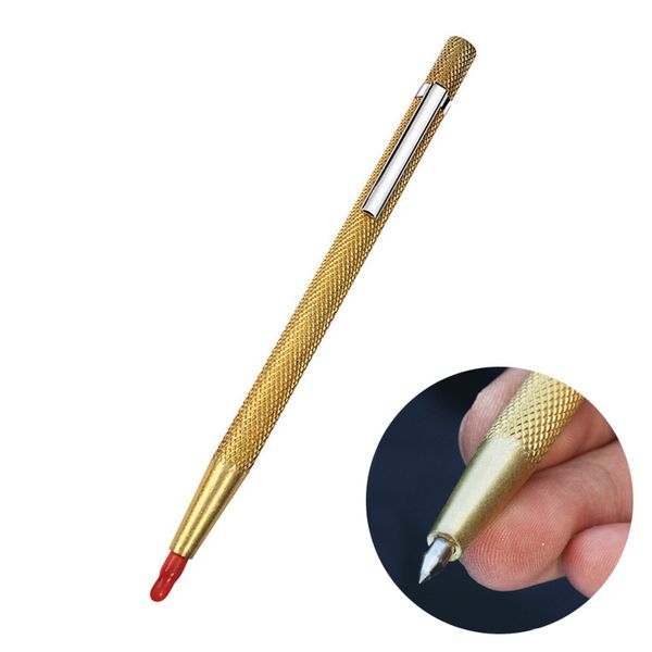 

multifunctional tungsten steel tip scriber pen marking engraving tools metal shell lettering glass knife tile crossed pen