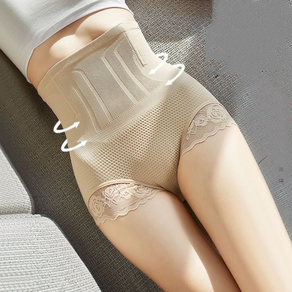 

waist trainer body shapewear body shapers women body shaper seamless tummy belly control waist pants shapewear underwear trainer dropshi, Black;white