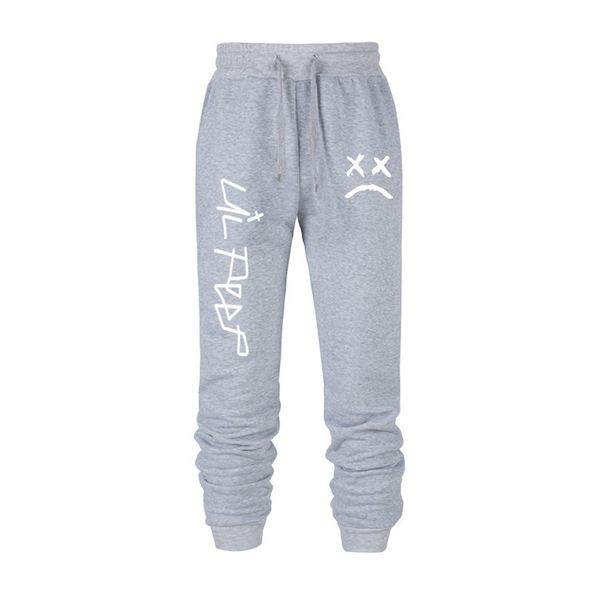 

brand autumn and winter trousers lil peep style men's white red black sports trousers fashion clothing printing pattern casual