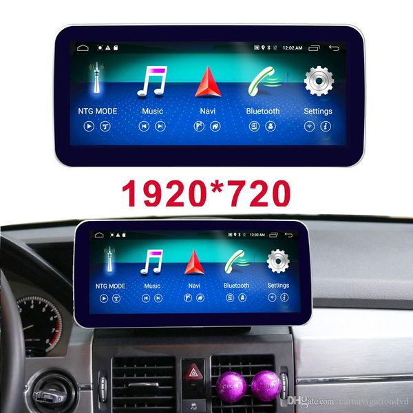 

10.25 octa 8-core 4g+64g car radio gps navigation wifi head unit bluetooth screen for mercedes benz glk 2008-2012 glk class