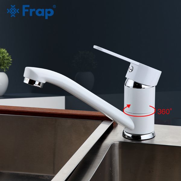 

frap kitchen faucet deck mounted red black white color kitchen sink faucet water mixer taps cold and water tapware