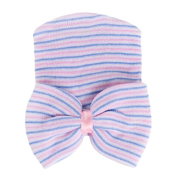 

brand new infant hat nursery baby cap cute for newborn with bow new, Yellow