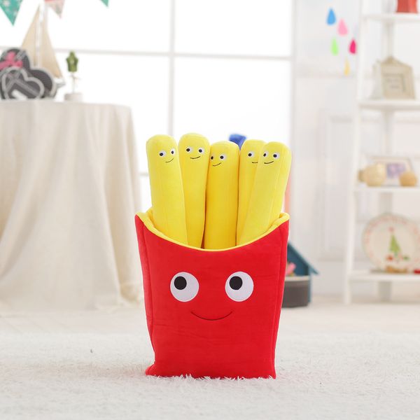 

1pc lovely lifelike food plush pillow toys soft pizza hamburger fries sausage milk tea pillows cushions creative gifts for girls