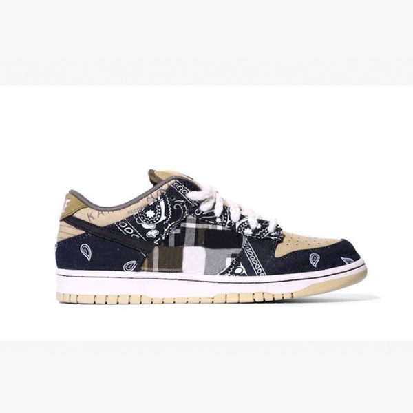

2020 new low travis scotts running shoes regular box black parachute beige petra brown designer shoes ct5053-001 size 36-45 with box
