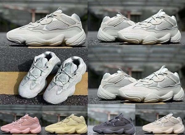 

2019 kanye west mauve wave 500 desert rat designer shoes men women be true 500s chaussures sports outdoor tn running shoes, White;red