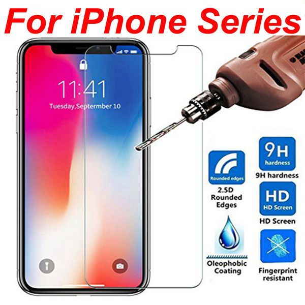

500 шт. для iphone 11 pro max xs x xr закаленное стекло iphone x 8 защитная пленка для iphone 7 7 plus 6 6 s plus нет пакета