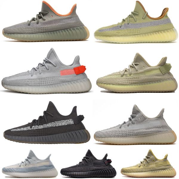 

2020 kanye west v2 кроссовок 3m static светоотражающего tail light earth шлак льняного zebra бред мужчины спорт женщина кроссовки с коробкой