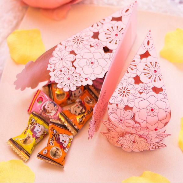

cake shaped paper candy boxes for wedding favors and baby shower birthday candy boxes party gift boxes holders