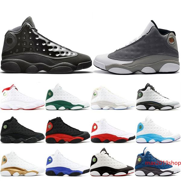 

13 13s cap and gown basketball shoes atmosphere grey for men phantom flint dmp chicago black cat mens trainers sneakers 8-13