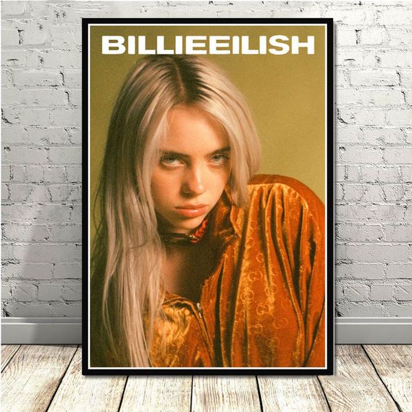 

billie eilish music singer star posters and prints pictures on the wall canvas painting decorative home decor cuadros