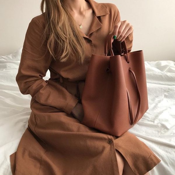 

горячие продажи новых trend lady женщины девушка девичья мода pu мешок плечи вскользь tote 2 цвет vintage простого стиль открытого хс b10427