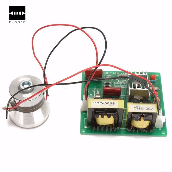 Freeshipping 110 В 100 Вт 40 К Ультразвуковой Очиститель Power Driver Board + 1 ШТ. 60 Вт 40 К Преобразователь Для Ультразвуковой Очистки Машин Интегральной Схемы