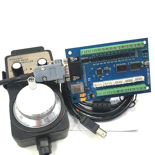 

carving machine cnc motion control card 5-axis interface board mach3 interface board usb with handwheel