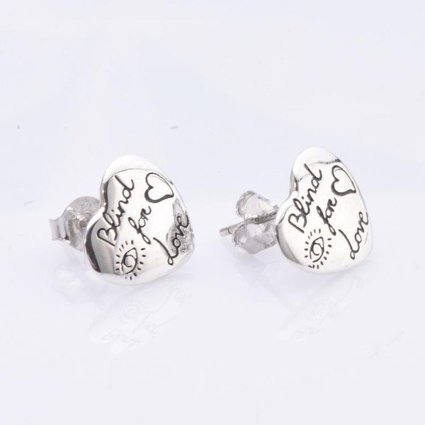 

blind for love 925 sterling silver flower and bird retro stud earrings for women, Golden;silver