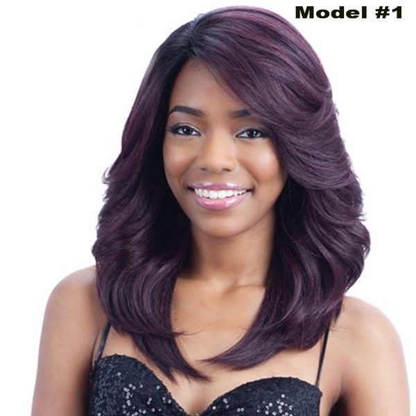 Medium Length Loose Wavy Wig Short Deep Curly Bob Wig Natural Hair