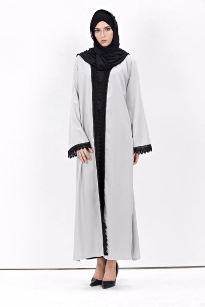 

muslim abaya lace maxi dress ramadan arab worship turkish thobe islamic prayer clothing cardigan long robe gowns kimono jubah, Red