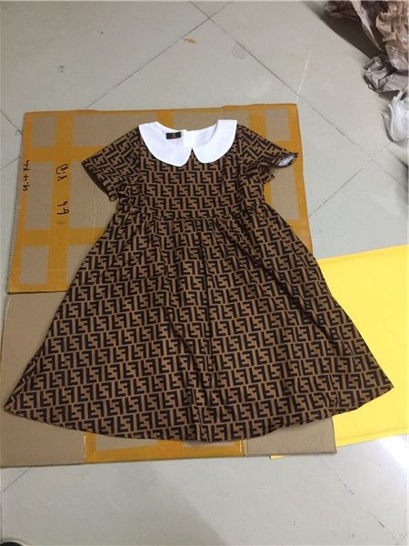 

Little baby girl print letter dre e infant babie ummer ca ual dre 2019 whole ale clothe