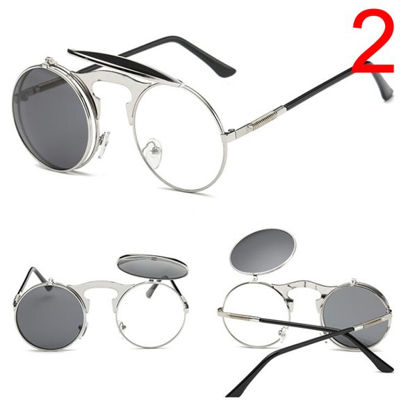 

classic round sunglasses fashion women men metal retro sun glasses big frame eyeglasses women sunglasses, White;black