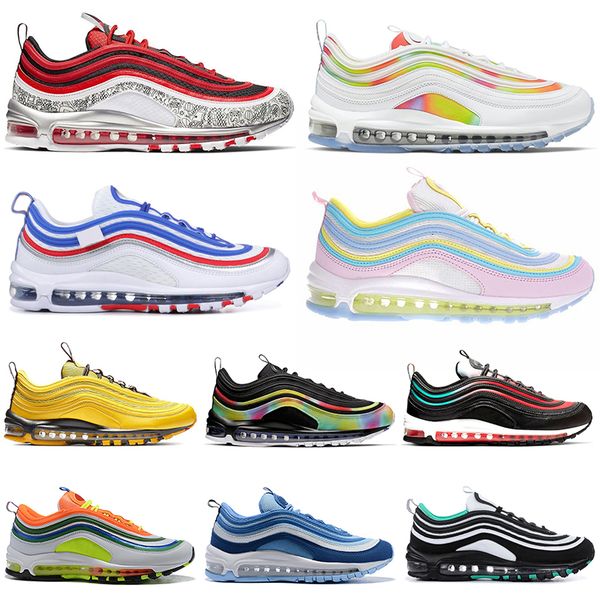 

мужчины кроссовки неон сеул пережитка будущее яркий leopard red lridescent женщины mens white silver trainer спортивные кроссовки 36-45 новы