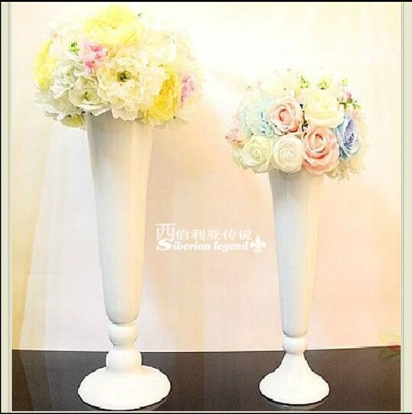 

h 50см столешница ваза металла цветочная ваза таблица centerpiece для mariage металла цветы вазы для венчания декор белые вазы hp052