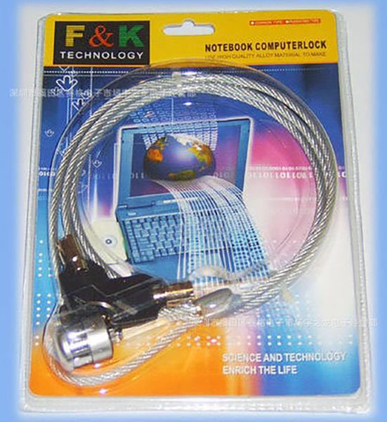 

1.2м anti-theft офиса ноутбук ноутбук pc стол компьютера key lock security chain кабель новый горячий