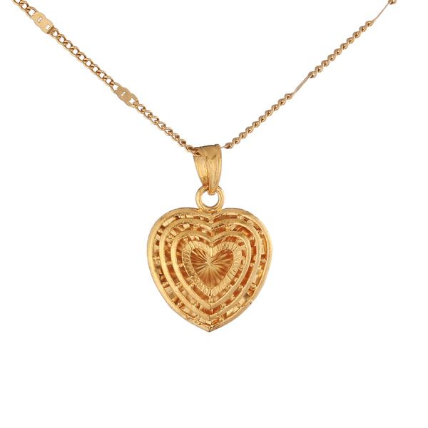 

gold color small cute multilayer heart pendant necklace fashion women trendy jewelry, Silver