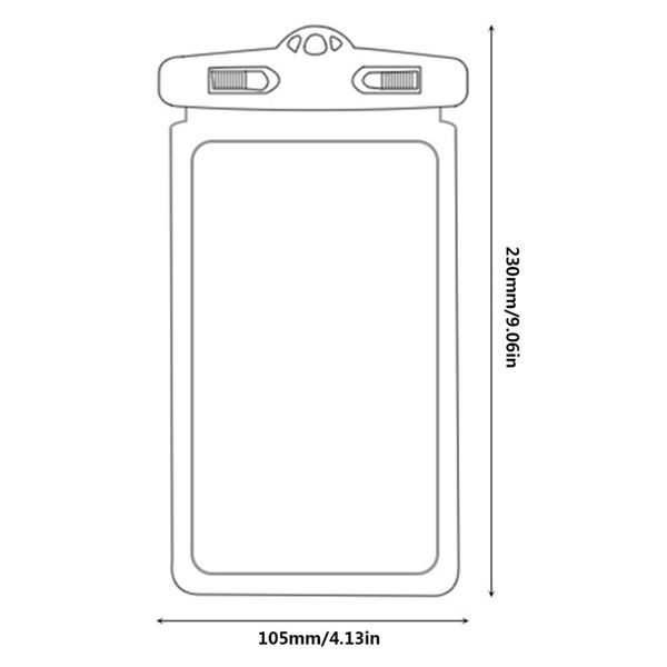

2508 floating airbag inflatable mobile phone waterproof bag swimming transparent waterproof durable exquisite