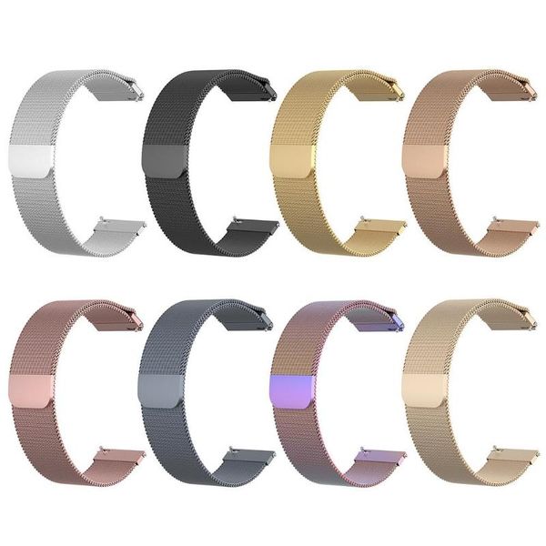 

18mm bracelet metal stainless band for millet smart strap wrist strap for smart watch, Black;brown
