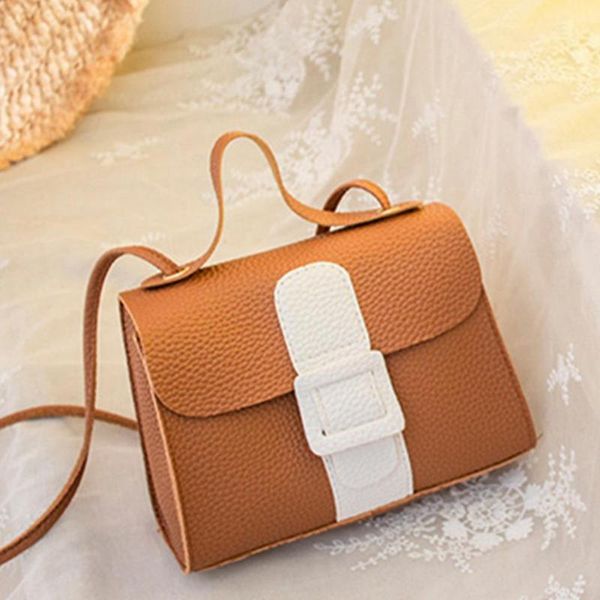 

pinshang женщина простые моды одного плеча crossbody satchel