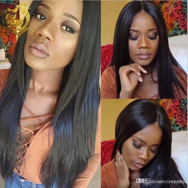 European And American Fashion Wigs Long Straight Hair Long Hair