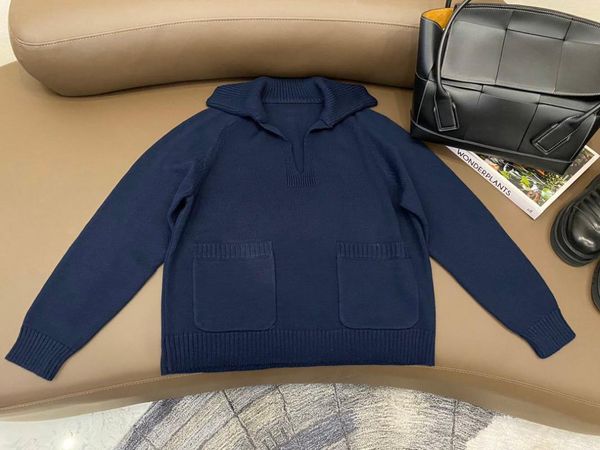 

2019 новые дамы моды длинным рукавом sexy casual pure color нагрудные двойной карманный свитер 1225, White;black