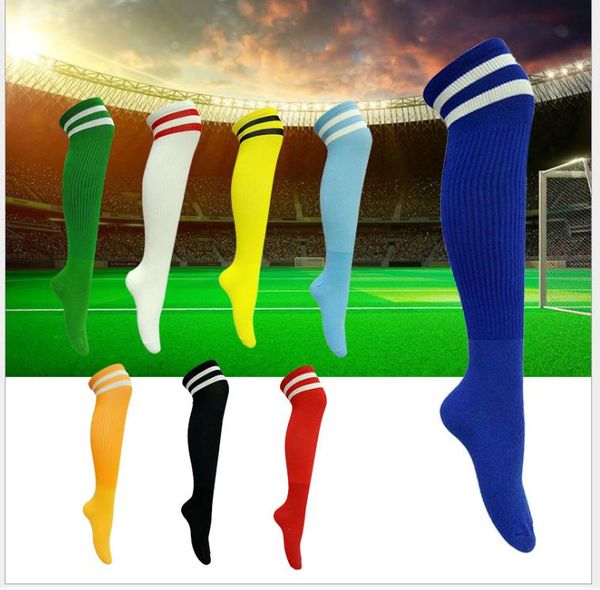 

children's football socks, long tube over-the-knee socks, thin wear-resistant high-elastic sports socks, Black
