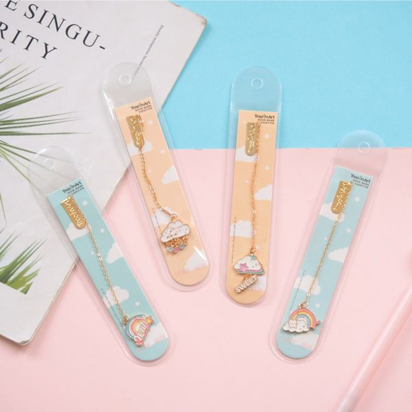 

rainbow cloud dream bookmark stationery school office supply escolar papelaria