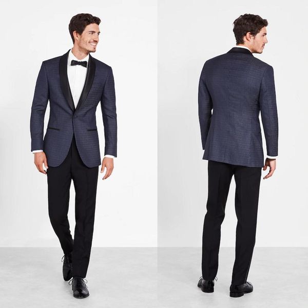 Modische Herren-Designer-Smokings, glänzende Nadelstreifen, Slim-Fit-Jackenanzüge, formelle Abendessen, Abschlussball, Blazer, maßgeschneidert, einteilig