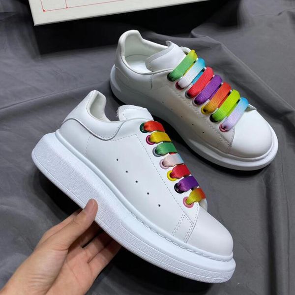 

2020 luxury mens womens espadrilles damping massage leather platform shoe flat low-casual shoes sheep skin leather sneakers 35-44, Black