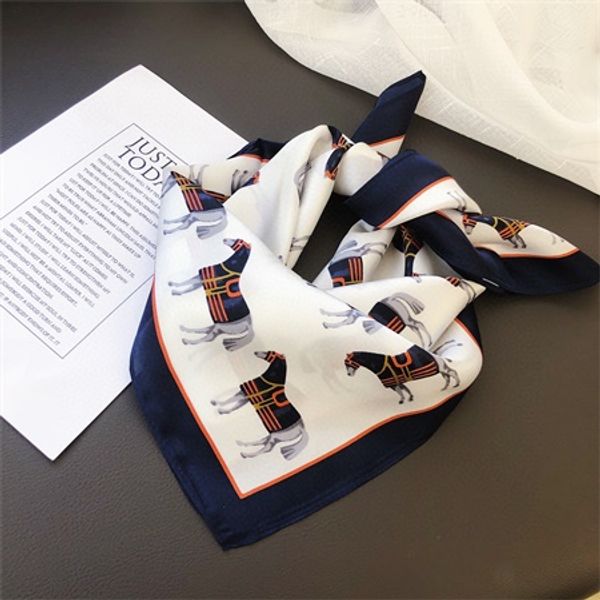

каретка печати шарфы дизайн роскошные женщины квадратный шелковый шарф женская лошадь шейный платок палантин весна лето пляжный платок 50cmx, Blue;gray