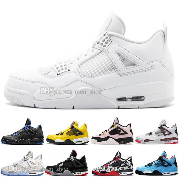 

with box new bred 4 4s what the cactus jack laser wings mens basketball shoes eminem pale citron men sports designer sneakers