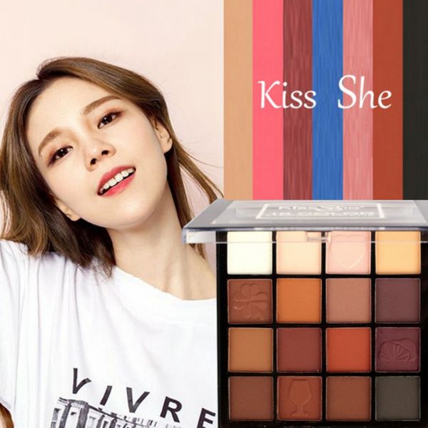 

16-color eyeshadow palette nude color easy to color shimmer glitter matte eye shadow beginners makeup pallete beauty face dh20