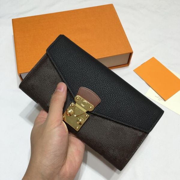 

designer women classic wallets & holders fashion note compartment wallet luxury lady small necessary shipping women bag/4, Red;black