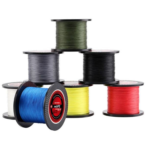 

new 1 pc 300m pe line 4-strand braided fishing line 15-35lb fishing wire multi-filament smooth accessories tool