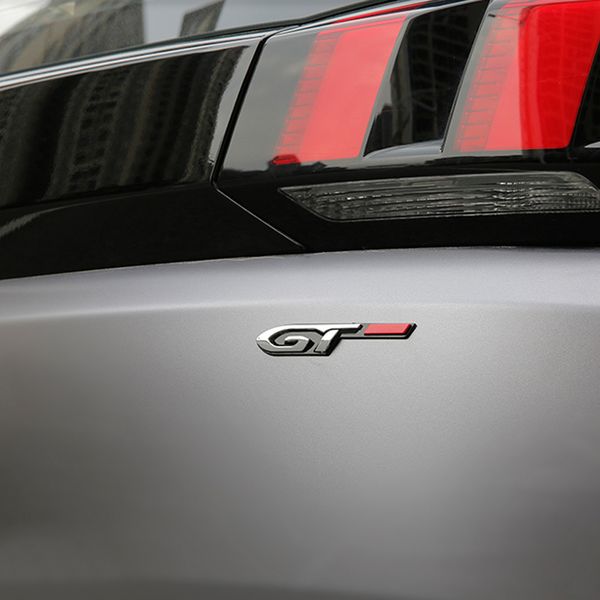 

outer accessories car decal sticker cover trim decoration 1pcs plastic for peugeot 3008 gt 2016-2018 / 5008 gt 2017-2018