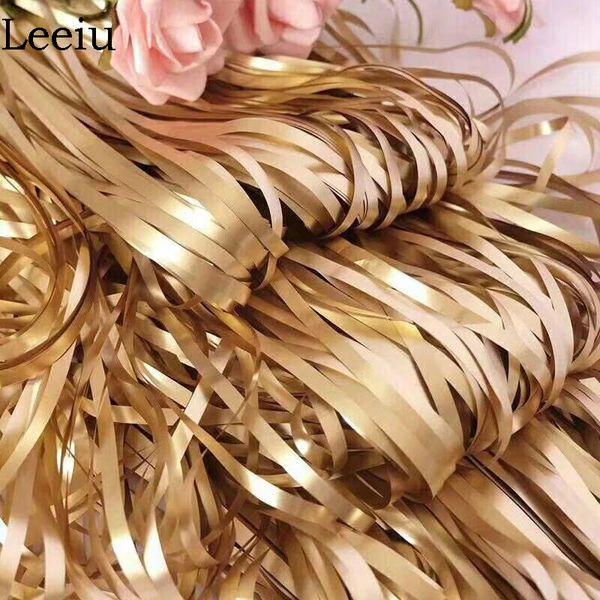 

leeiu 1x2m matte metallic foil fringe weddig birthday party diy decorations photography background tinsel curtain tassel garland