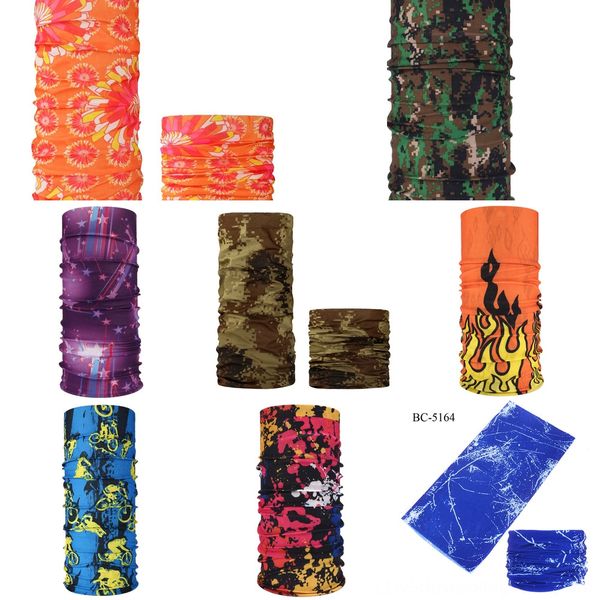 

mk98o 2020 new face cycling windproof scarfs bandanas ciclismo neck warmer scarfs fishing camo bandana man camouflage mask headwear, Black